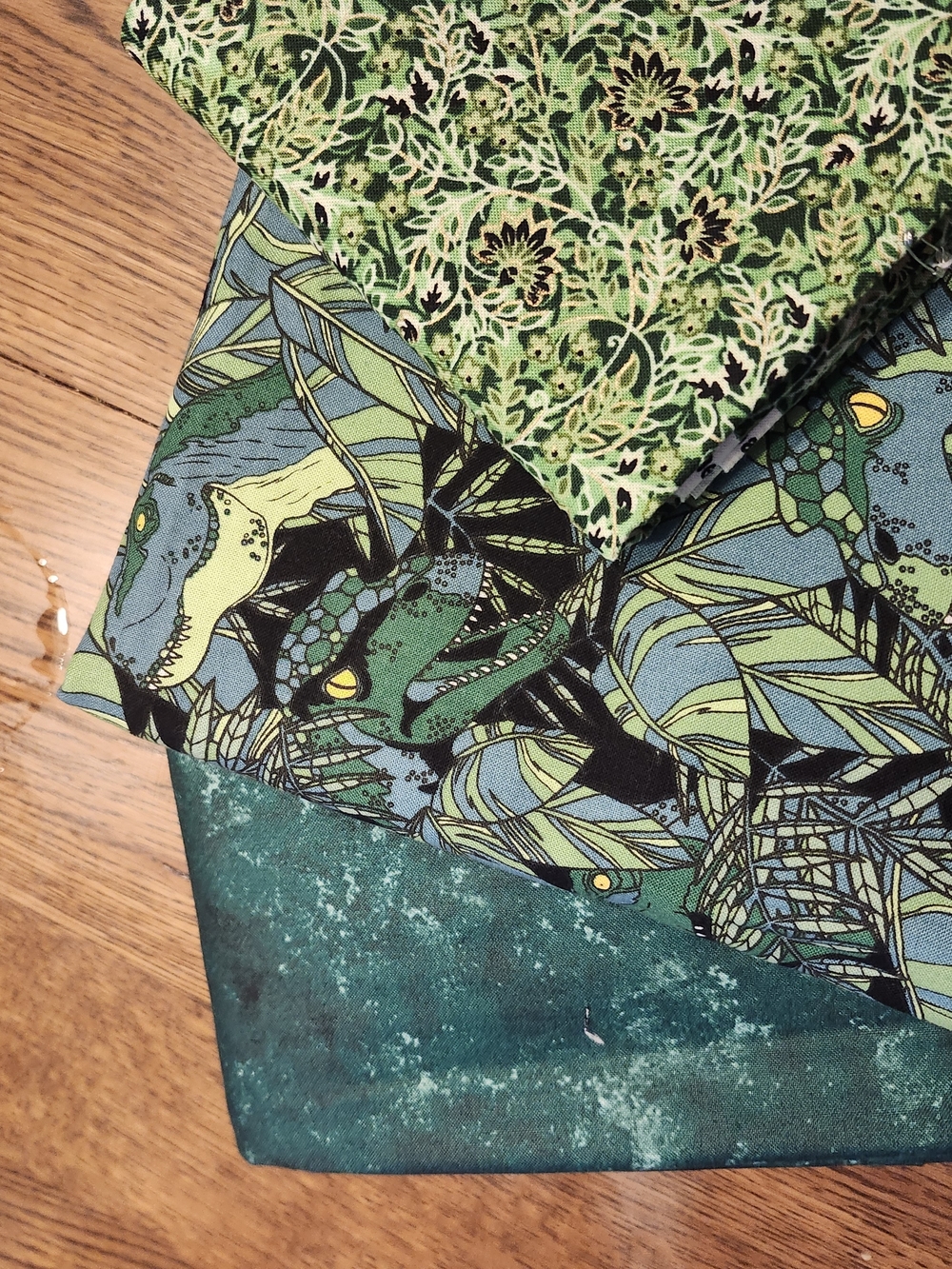 Playful Jungle Print And Cordinated Patterns. 3 Yards